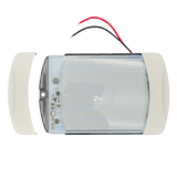 Close-up of the 33 high-intensity LEDs within the Scandvik E-330, highlighting its robust illumination capabilities