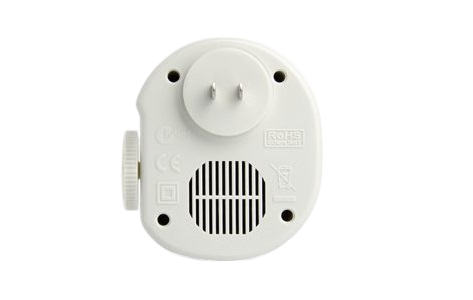 Portable GT50 Ionic Air Purifier Eliminates Odors in Small Spaces back view

