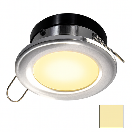 i2Systems Apeiron 4.5W LED marine downlight brushed nickel warm white 
