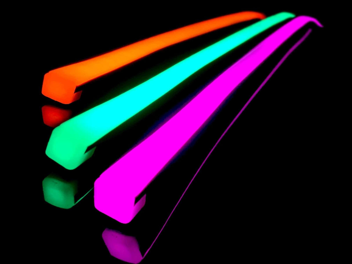 Moray Flex Light, 3-foot RGBW, built-in driver, Poco-compatible, flexible and versatile lighting Orange,Teal,Pink colors.