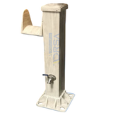 SAnd finish aluminum dock hose station w