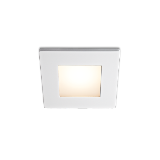 BCM Miami 55 LED Downlight in polished finish front view

