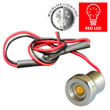 Bright and Compact Bullet RED LED Light for dock Rails and wildlife lighting