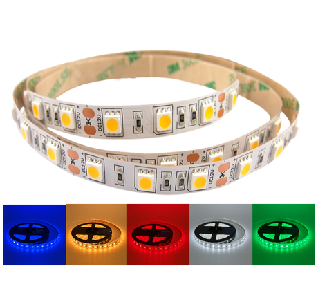 Marine-grade waterproof LED tape light with SMD5050 LEDs