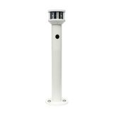 Seaview 24-inch fixed light post with clear lens LED navigation light front view


