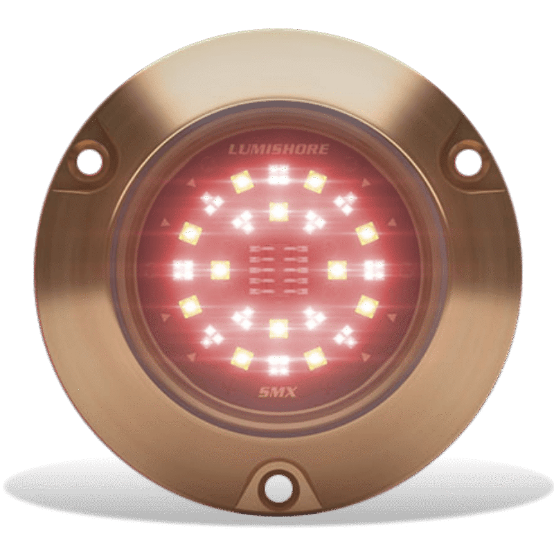 EOS SMX154 Surface Mount Underwater LED Light rgbw front view