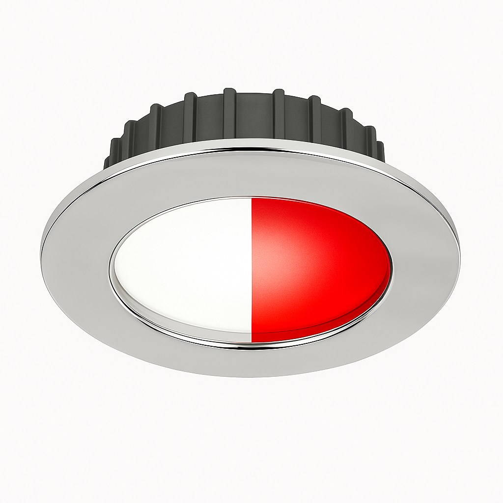 Tide PowerLED cool white / red led polsihed stainless steel finish pool