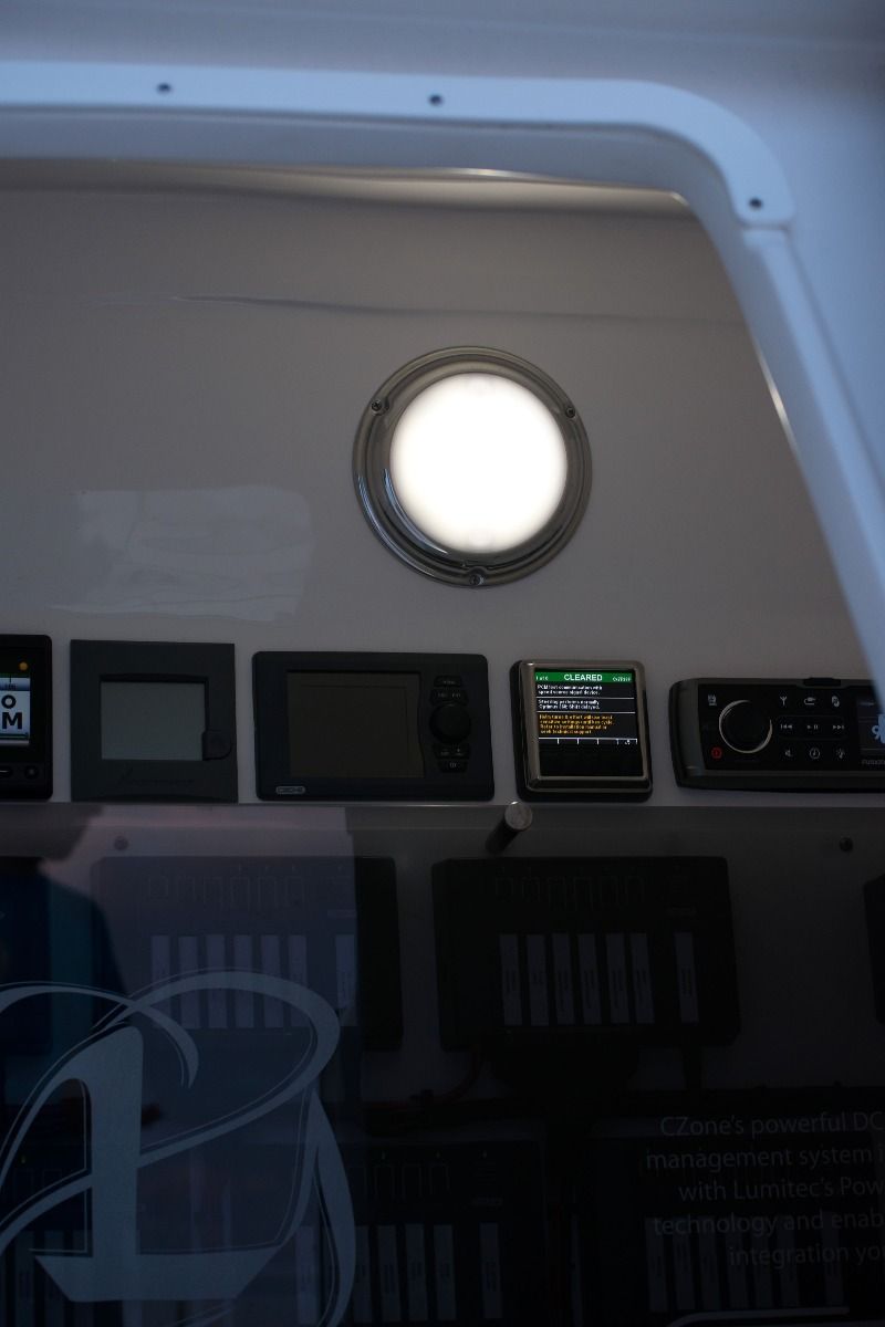 Touch Dome LED Light by Lumitec – White and Blue Output

