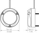 Lumitec Zambezi X2 Surface Mount Underwater Light - White  Blue [101708]
