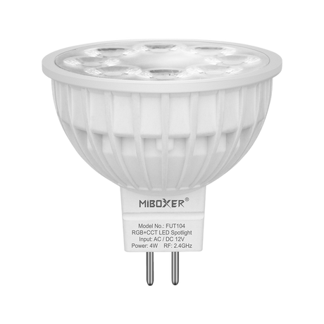 miboxer 4W MR16 RGB+CCT LED Spotlight no background