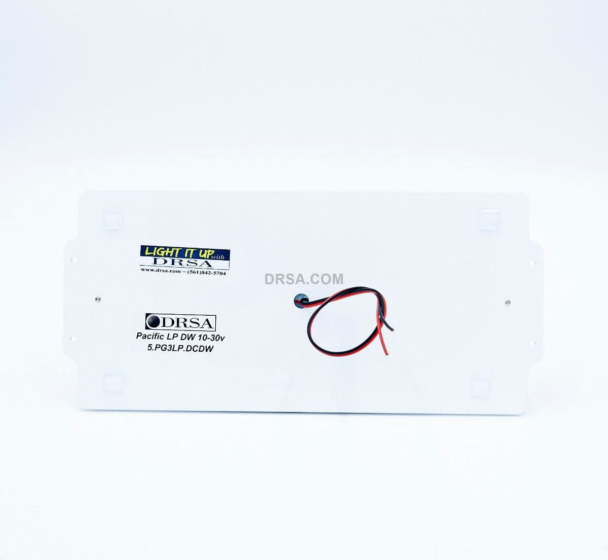 Low profile LED engineroom light designed for efficient illumination