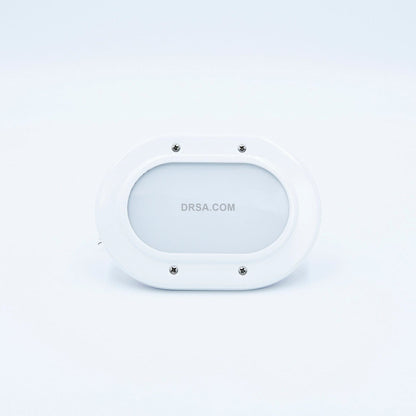 Exuma II White or Stainless Polish, 4-7/8"x6-7/8", LED only - Custom Configurations - SPECIAL ORDER