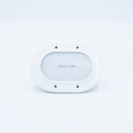 Exuma II White or Stainless Polish, 4-7/8"x6-7/8", LED only - Custom Configurations - SPECIAL ORDER