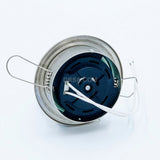 Low-profile RV ceiling light for interior applications back view