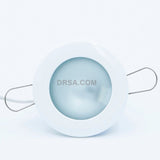 White bezel marine dome light with G4 socket North beach