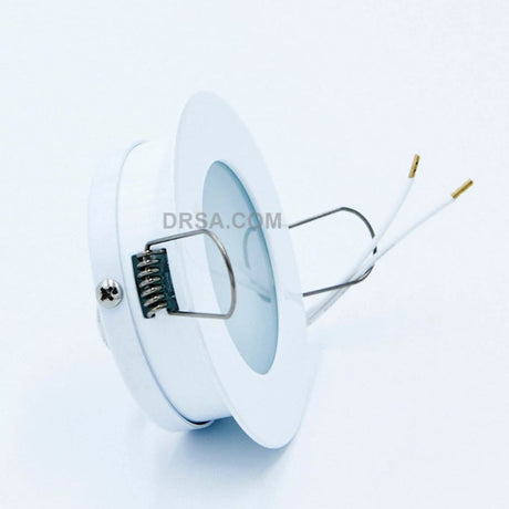 IP55-rated marine RV overhead light in white finish