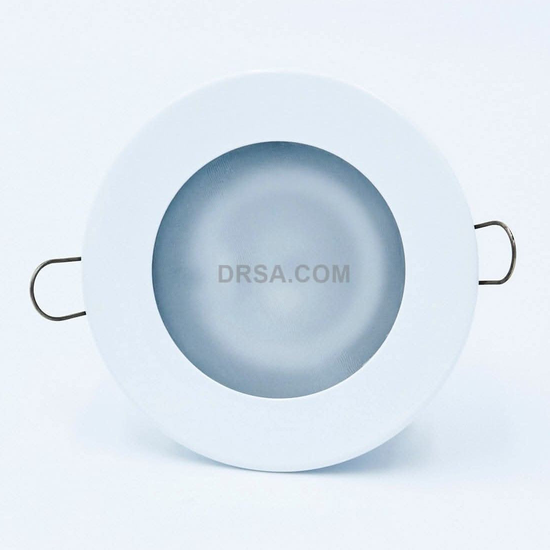 White marine light compatible with side-mount G4 LED bulbs