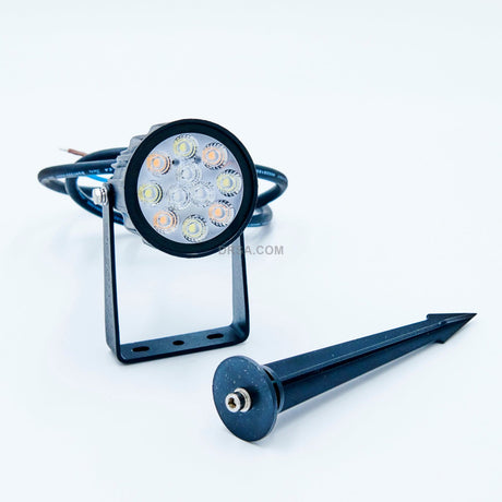 6W outdoor LED spotlight with 180 degree adjustable head