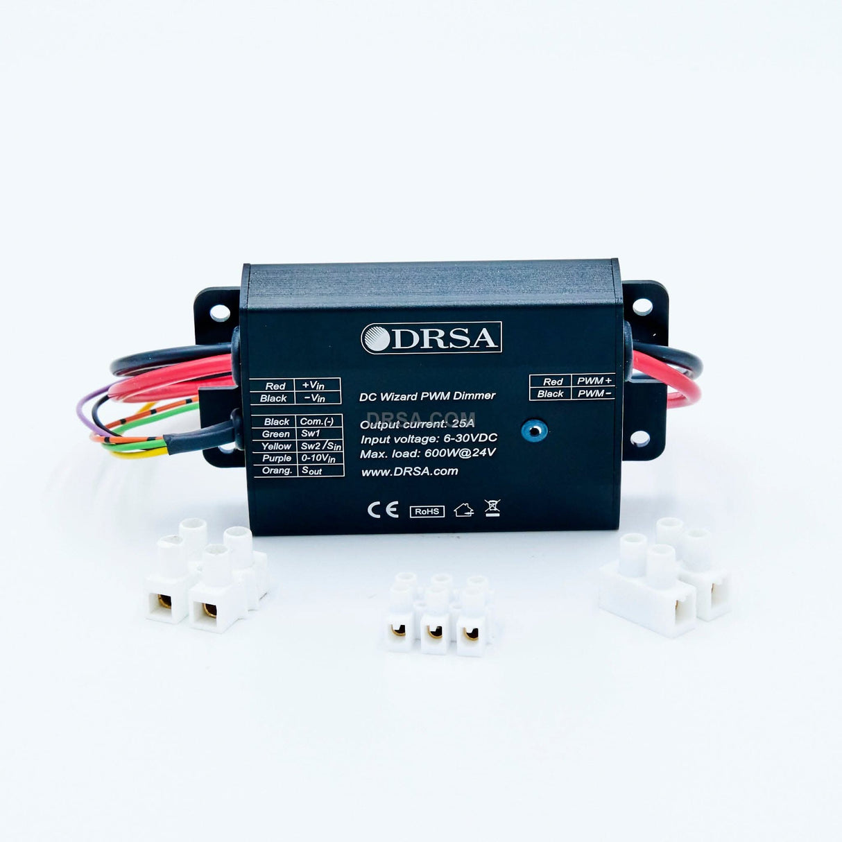 DC Wizard PWM Dimmer 25A – High-Power, Flicker-Free LED Dimming.