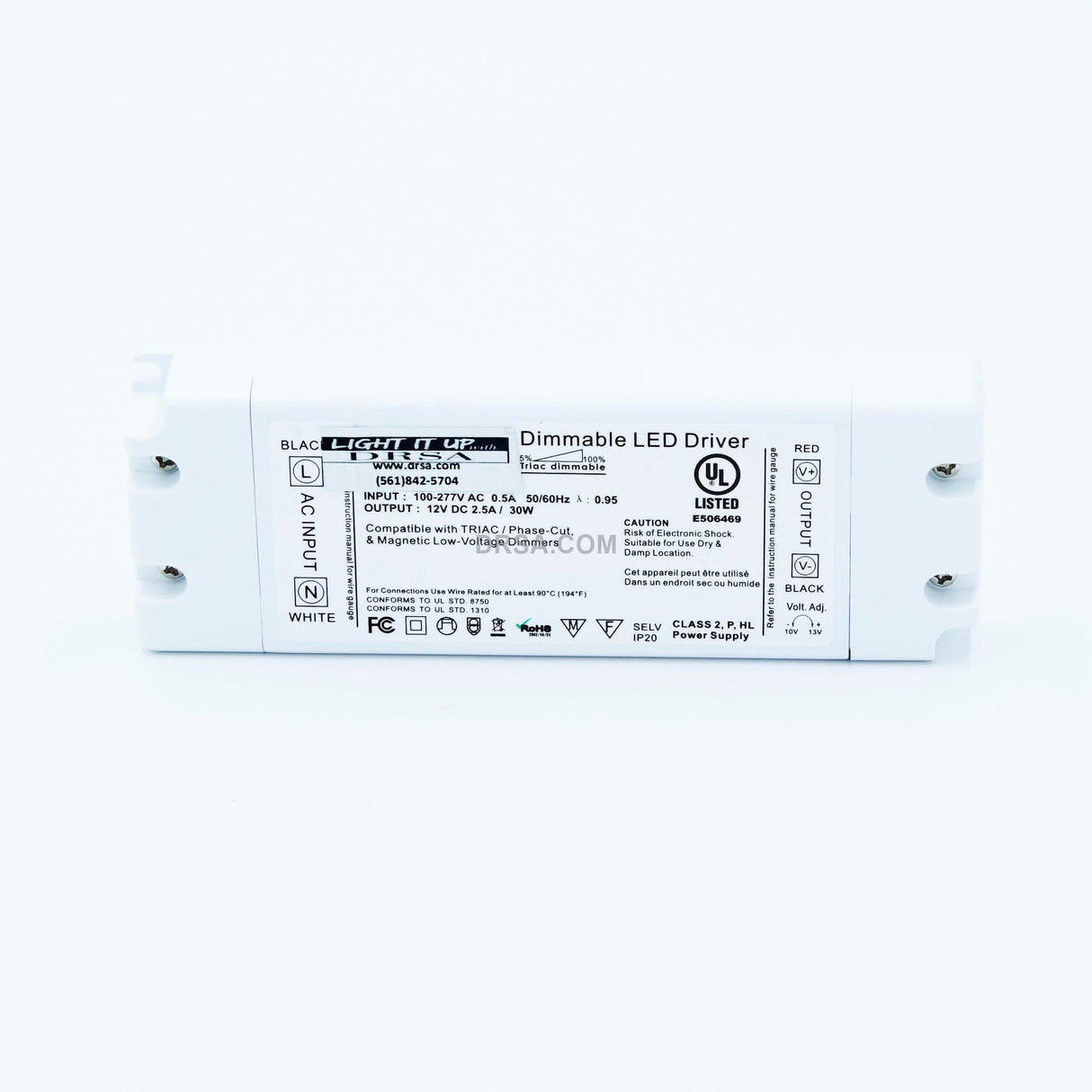 AC to DC Wizard Dimmable LED Driver, Marine lighting – DRSA - Light it up