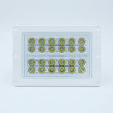 Maxillume H120 Marine LED Flood Light with heavy-duty aluminum housing white flushmount front profile view