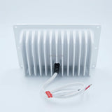 Maxillume H120 Marine LED Flood Light with heavy-duty aluminum housing white flushmount back view