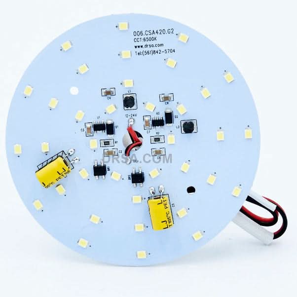 DRSA - 4-Inch Round LED Chip Board | 6W white fixture replacement