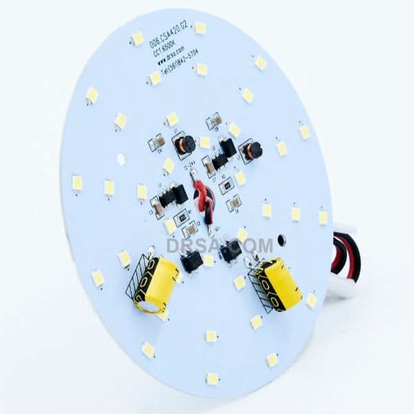 DRSA - 4-Inch Round LED Chip Board | 6W white fixture replacement side view