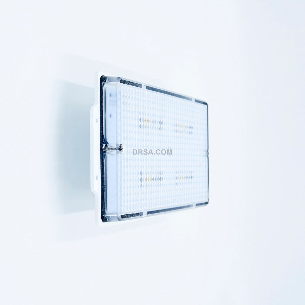 Durable low profile LED engineroom light built for harsh marine environments side profile view