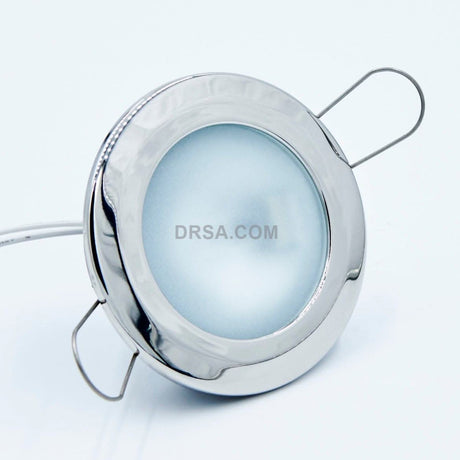 Flush mount yacht ceiling light used on Viking Yachts

