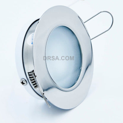 Negril, Stainless Polish 3 1/2" Dia Marine Light