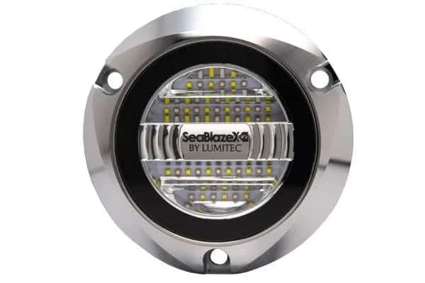 SeaBlaze X2 Spectrum underwater light, 6,000+ lumens, polished front view