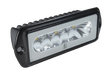 Capri2 Flush Mount LED Flood Light in white and red Black finis
