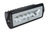 Capri2 Flush Mount LED Flood Light in white and red Black finis