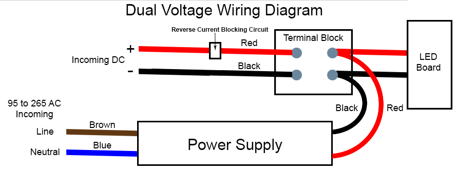 Advanced low profile LED engineroom light Voltage wiring diagram