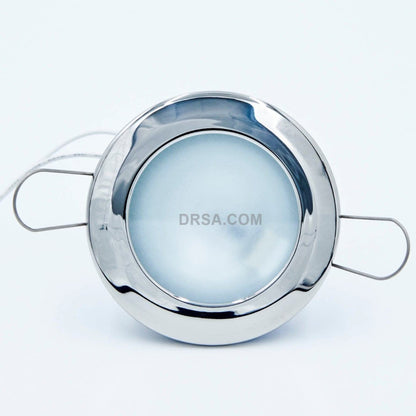 North Beach, Stainless Polish 3-1/8” Dia Marine Light