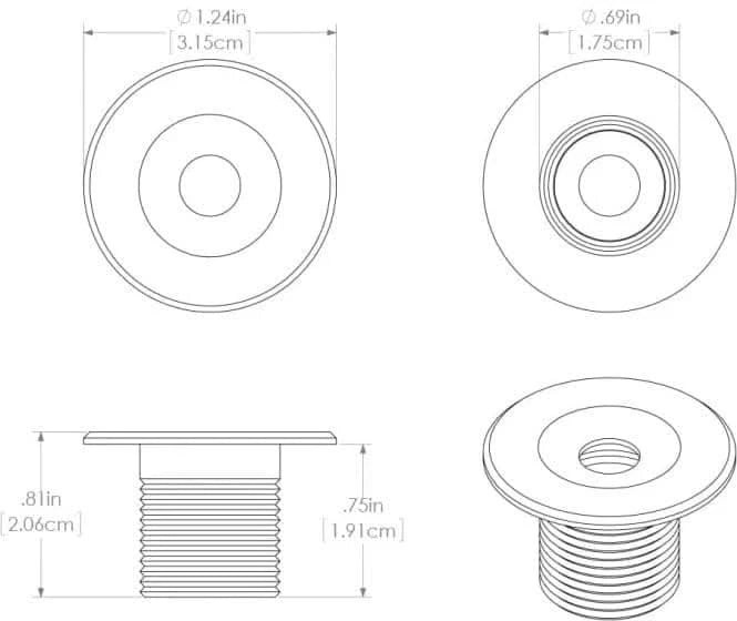 Lumitec - Echo Flush Mount LED Courtesy Light