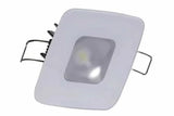 Square Mirage LED Down Light with Spectrum RGBW capabilities, showcasing a slim, modern design white