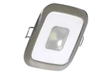 Square Mirage LED Down Light with Spectrum RGBW capabilities, showcasing a slim, modern design brushed