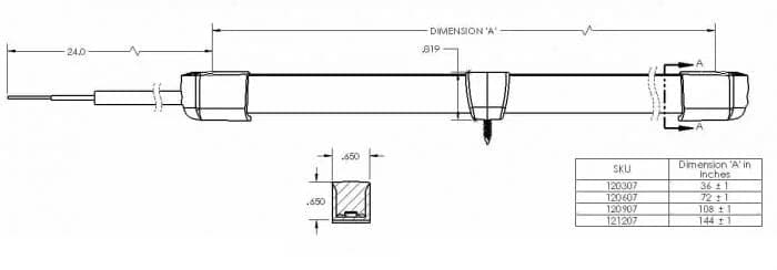Moray Flex Light with Integrated Controller