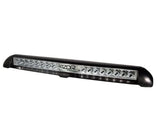 Razor LED Light Bar Spot delivering 10,000 lumens, sleek black finish flush-mount design front profile view