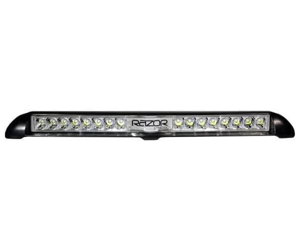triple Razor LED Light Bar Spot delivering 10,000 lumens, sleek black finish flush-mount.