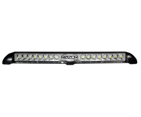 triple Razor LED Light Bar Spot delivering 10,000 lumens, sleek black finish flush-mount.