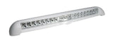 triple Razor LED Light Bar Spot delivering 10,000 lumens, sleek white finish flush-mount design front side view profile
